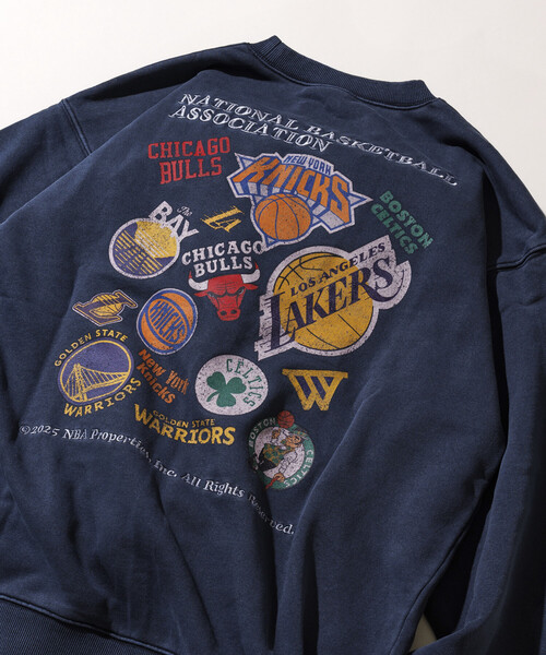 NBA トレーナー スウェット 別注ランダムチーム バックロゴ クルー