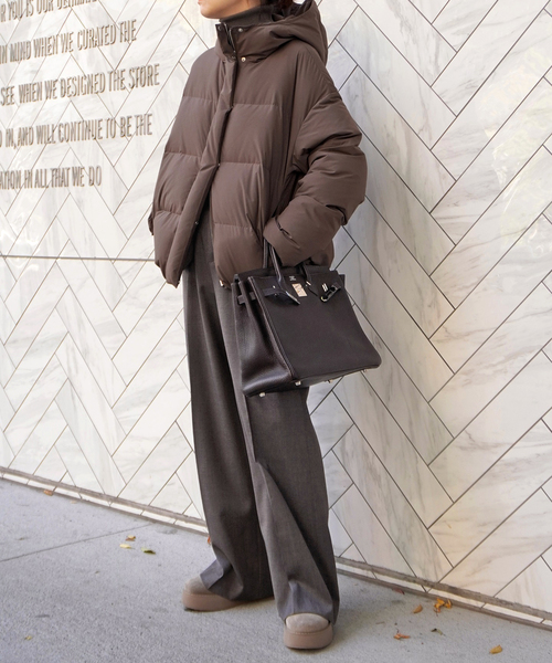 EVERYDAY I LIKE. ダウンコート ダウンジャケット フードダウン