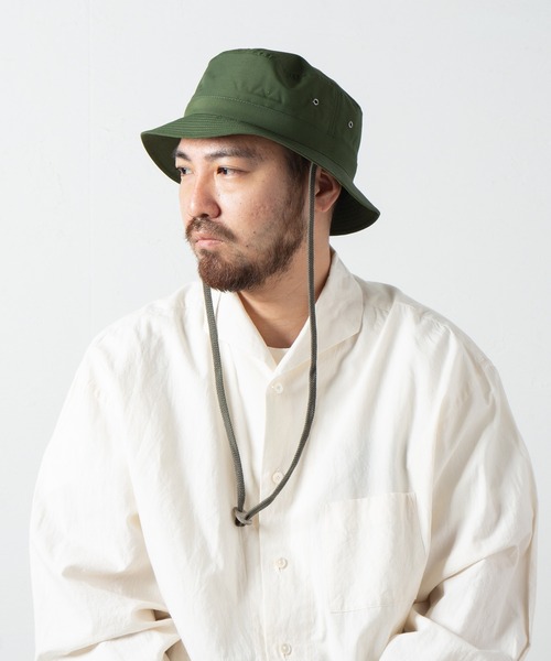 KNOX（ノックス） 帽子 ハット 撥水グログラン バケットハット メンズ