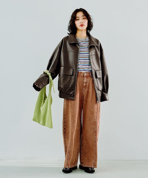 LEPSIM（レプシィム） tシャツ マルチボーダーロンT 291069 レディース