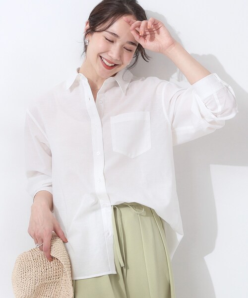 SHOO・LA・RUE（シューラルー） ブラウス シャツ 「洗える/S-LL/UV
