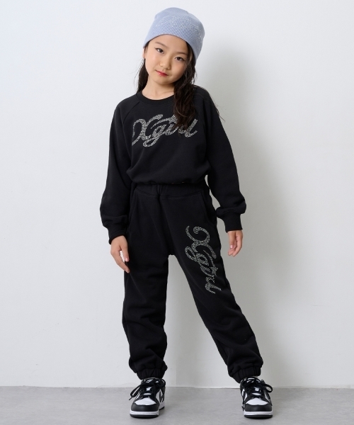 X-girl Stages（エックスガールステージス） パンツ ラインストーン