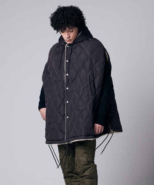 TAION（タイオン） ポンチョ 「」「グッズ」ミリタリー ダウンケープ