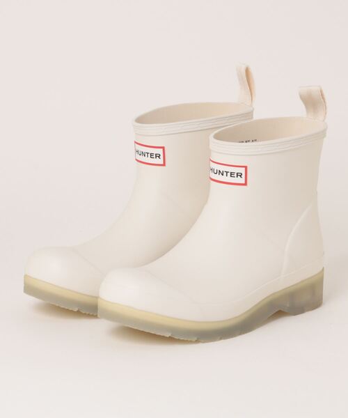 HUNTER（ハンター） 長靴 レインブーツ W PLAY SHORT TRANSLUCENT
