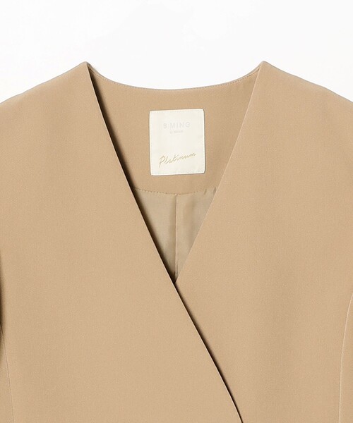 B：MING by BEAMS（ビーミング by ビームス） ジャケット ノーカラー