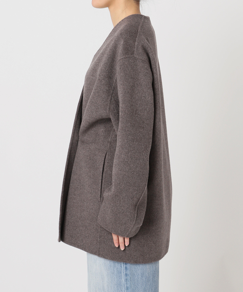 plage（プラージュ） ノーカラーコート コート HAMILTON Cardigan