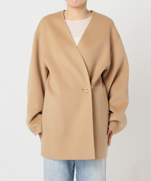 plage（プラージュ） ノーカラーコート コート HAMILTON Cardigan