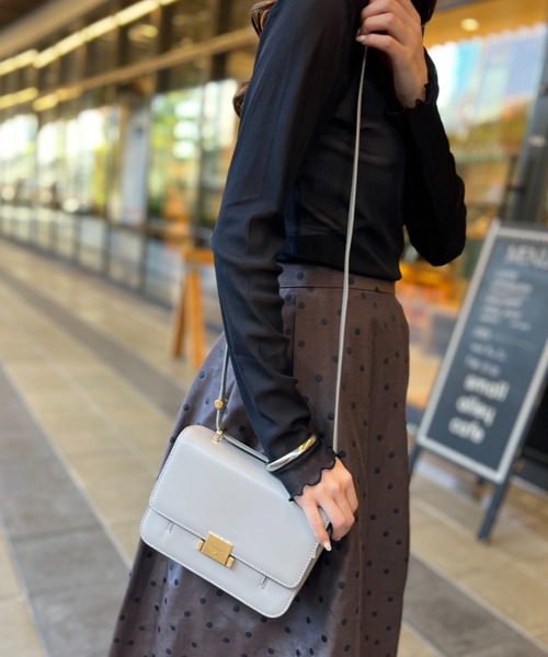 ショルダーバッグ バッグ 「kabinett／カビネ 」ボックスバッグ