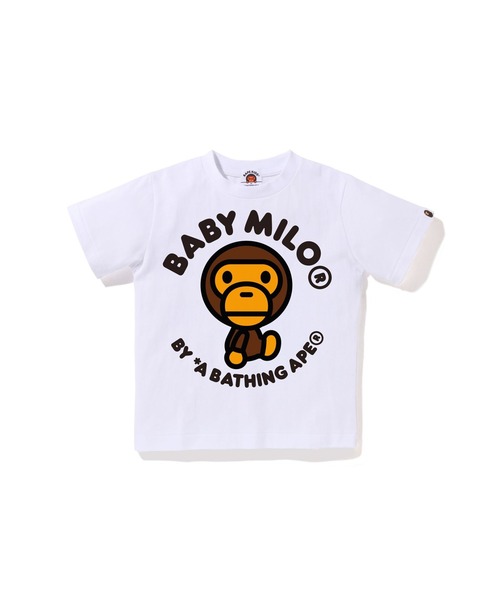 A BATHING APE（アベイシングエイプ） tシャツ BABY MILO TEE キッズ