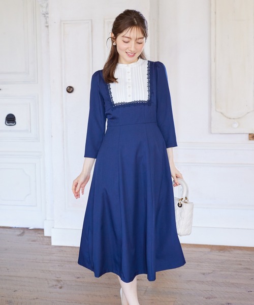 tocco closet（トッコ クローゼット） ワンピース ヨークレース切替