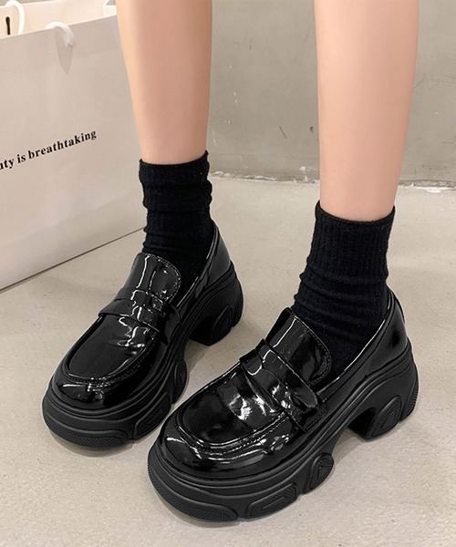 Lace Ladies（レースレディース） ローファー レザー調 エナメル風