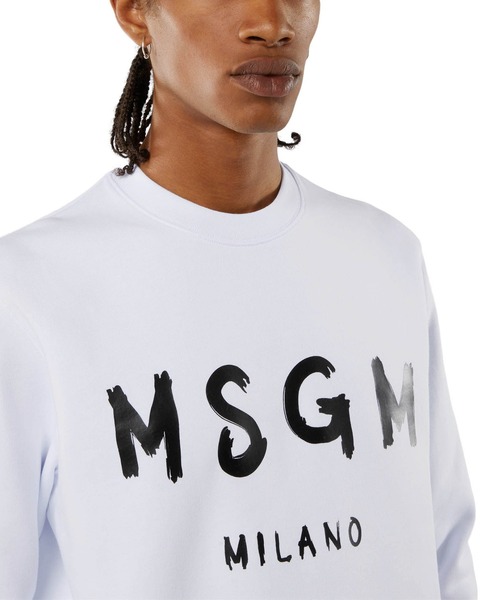 MSGM（エムエスジーエム） トレーナー スウェット ブラッシュロゴ