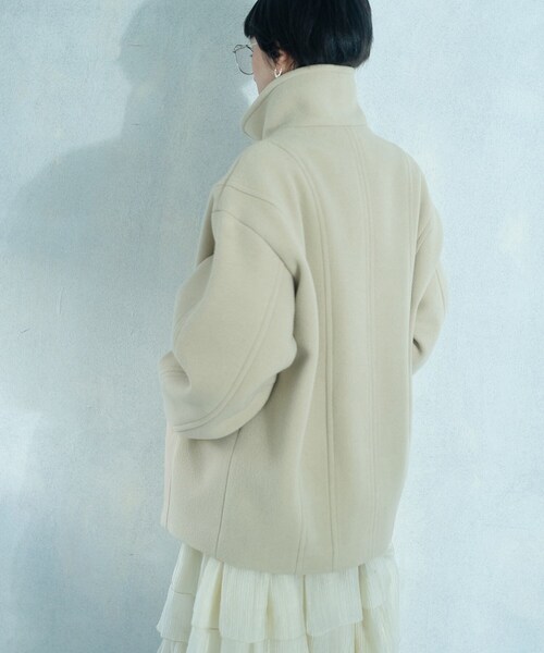 CODE A コート アウター wool volume short coat レディース