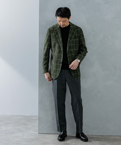 新品タグ付き かぐれ ウールクルーネックジャケット アーバンリサーチ