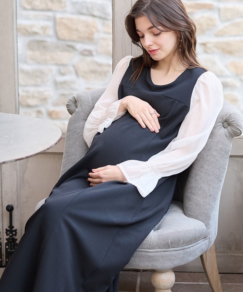 Rosemadame（ローズマダム） マタニティ シフォンスリーブ ストレッチ