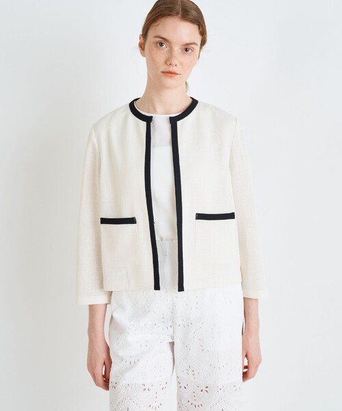 Ballsey（ボールジィ） ジャケット ノーカラージャケット カラミ ノー