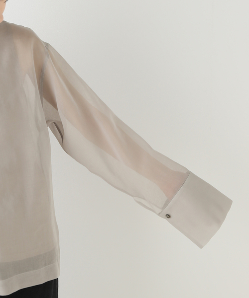 NOBLE（ノーブル） 長袖ブラウス - ホワイト レディース : ZOZOTOWN