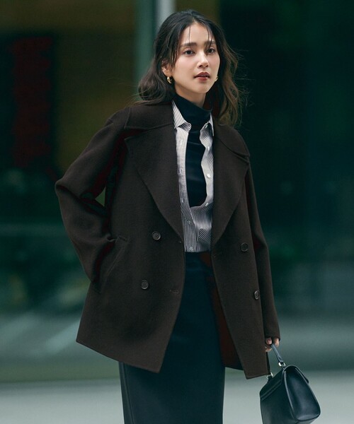 ICB（アイシービー） ピーコート pコート ウールリバー Pコート