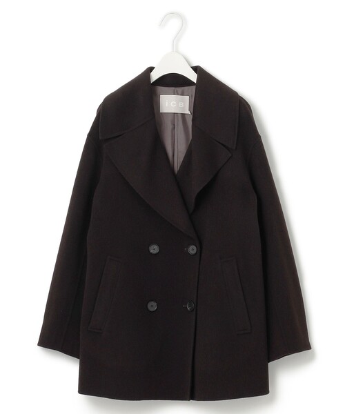 ICB（アイシービー） ピーコート pコート ウールリバー Pコート