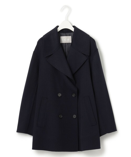 ICB（アイシービー） ピーコート pコート ウールリバー Pコート