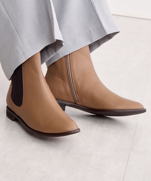 HIMIKO ブーツ 「Made in Japan」「撥水」サイドゴアブーツ/641411