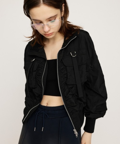 SLY（スライ） ミリタリージャケット モッズコート NYLON MILITARY JK