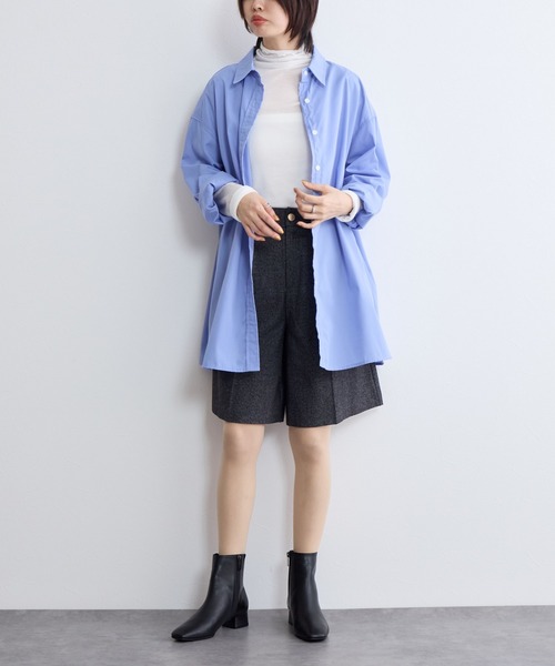 HIMIKO ブーツ 「Made in Japan」サイドVカットショートブーツ/641412