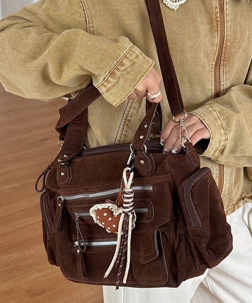 Sibra（シブラ） ショルダーバッグ バッグ 2wayレザーテイストポケット