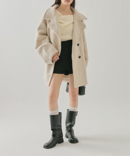 mystic（ミスティック） コート アウター 「WEB/限定店舗」シャギー