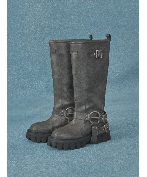 Darich（ダーリッチ） ブーツ ハーネスレザーロングブーツ レディース