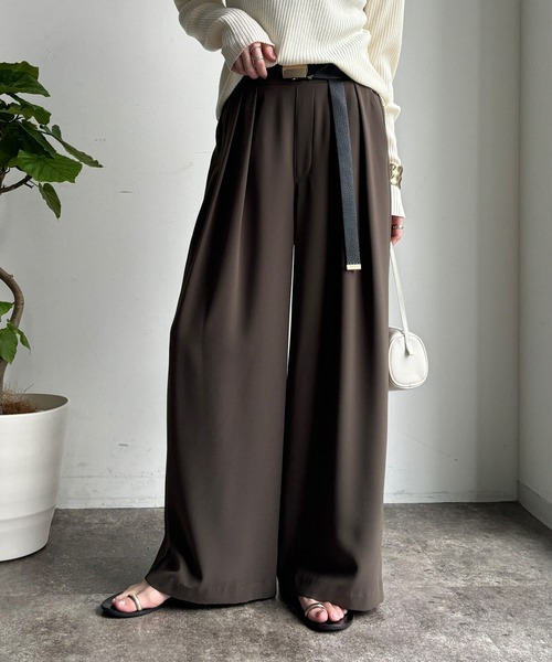 DouDou（ドゥドゥ） スラックス パンツ 「累計販売数3万枚突破/22色4