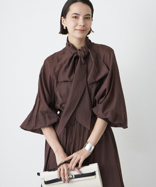 Whim Gazette（ウィム ガゼット） ブラウス シャツ シルクローン