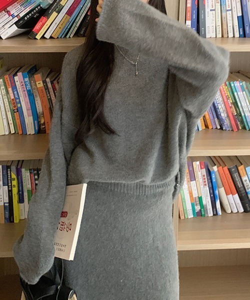 deux amour セットアップ クルーネックニットプルオーバー＋ロング