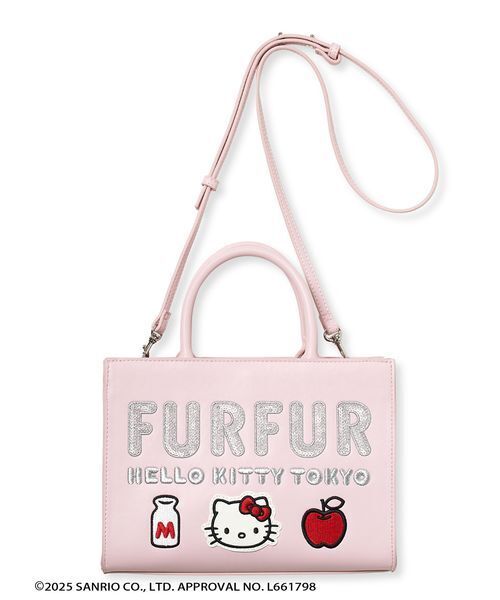 FURFUR（ファーファー） トートバッグ HELLO KITTYスクエアバッグ