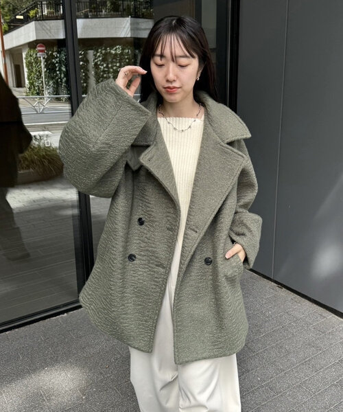 mystic（ミスティック） コート アウター 「EC限定カラー/グリーン