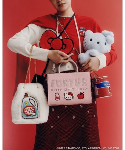 FURFUR（ファーファー） ショルダーバッグ バッグ HELLO KITTYリボン