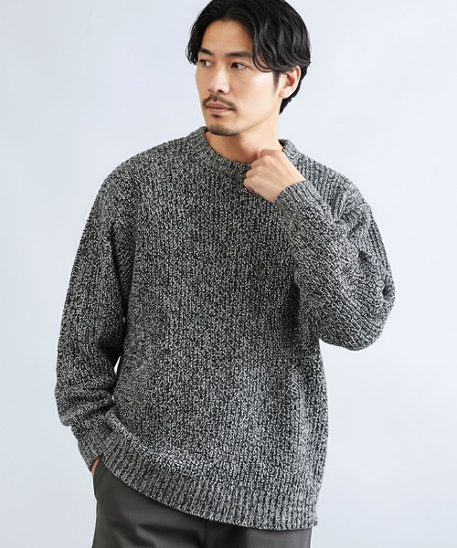 JIGGYS SHOP（ジギーズショップ） セーター ニット 畦編みクルーネック