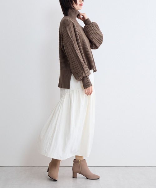 HIMIKO ブーツ 「Made in Japan」「撥水」5.5cmヒールベルトデザイン