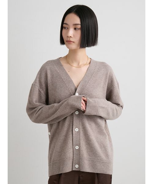 MIESROHE（ミースロエ） カーディガン ウール2WAYカシュクール