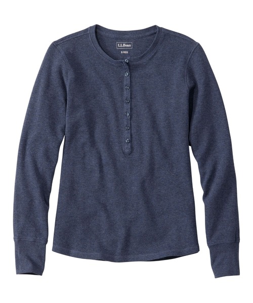 L.L.Bean（エルエルビーン） tシャツ ワッフル・ニット・ヘンリー 米国