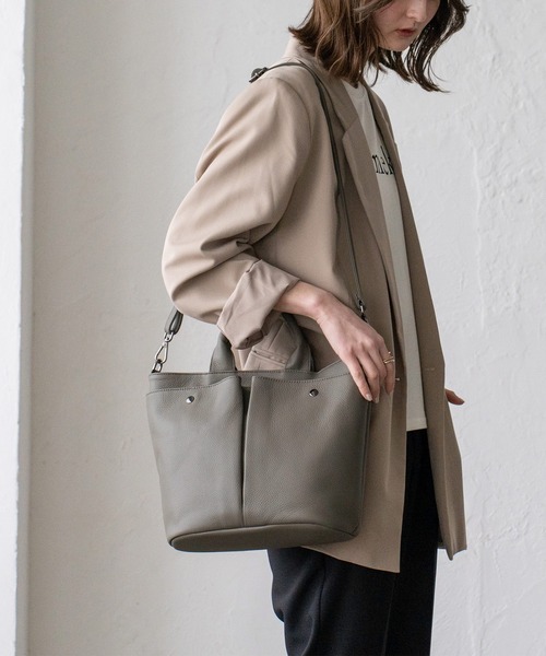 VitaFelice（ヴィータフェリーチェ） トートバッグ フロントポケット本