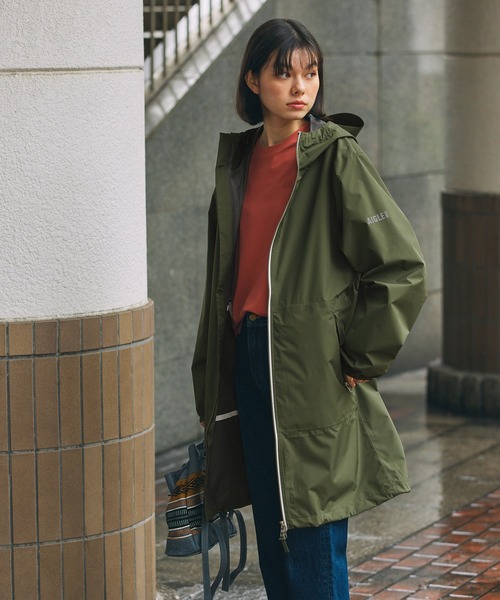 AIGLE（エーグル） レインコート カッパ MTD 防水 透湿 撥水ジップ