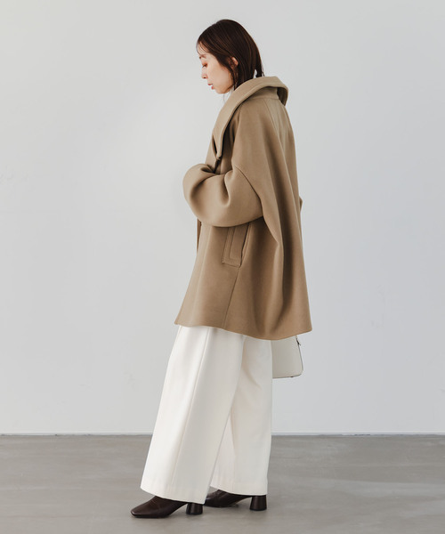 NOBLE（ノーブル） コート アウター 「追加」スタンドカラーオーバー