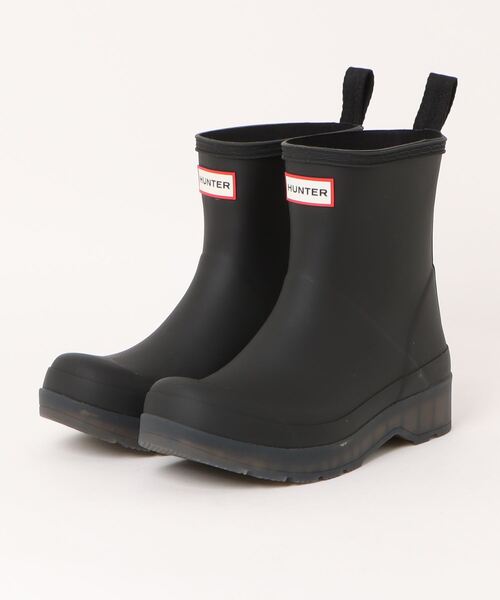 HUNTER（ハンター） レインシューズ 長靴 メンズ プレイ ショート