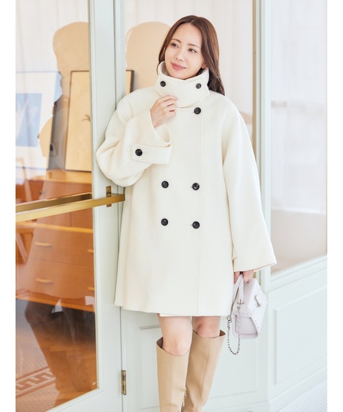 CELFORD（セルフォード） ピーコート pコート Aラインウールミドル