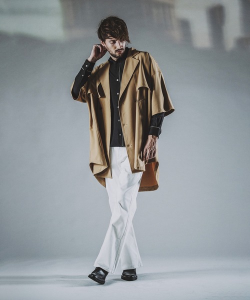 NO ID.（ノーアイディー） ポンチョ 「NO ID.」Dolman Half Sleeve