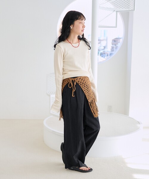 FREAK'S STORE（フリークスストア） tシャツ メッシュ ロンT/シアー