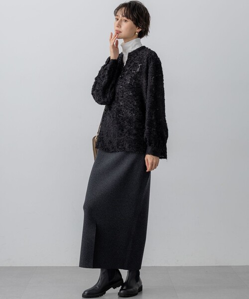 ブラウス シャツ 「洗える」シアーカットジャカード レディース