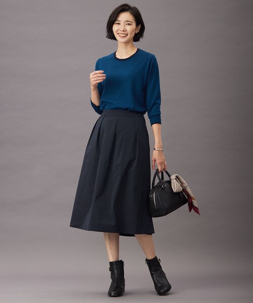 J.PRESS（J.プレス） アンサンブル 「洗える」トリムツイン ニット