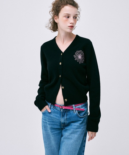 Mardi Mercredi（マルディメクルディ） カーディガン RACCOON BLENDED